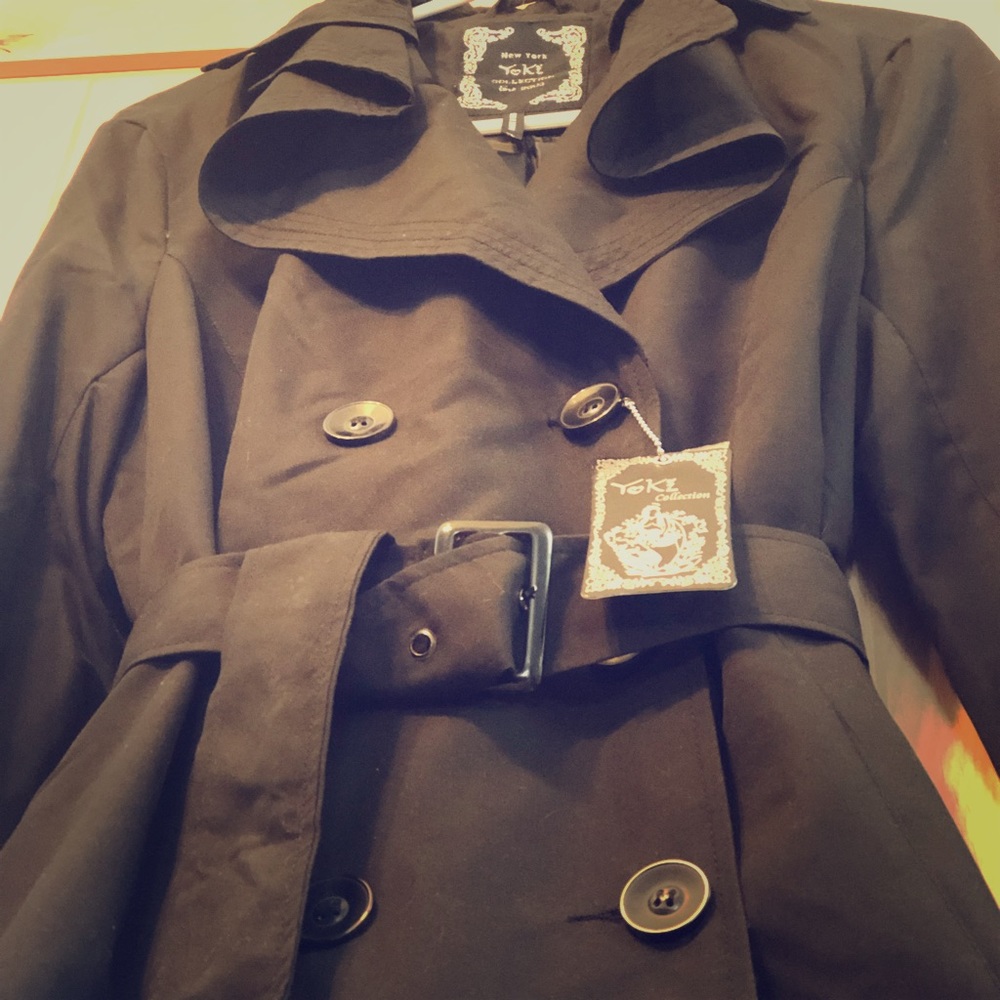 Button up trench coat